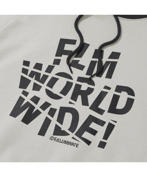 F.ILLUMINATE(フィルミネイト)の「ワールドワイドラグランフードパーカー-グレー(パーカー・レディース・その他・SMALL/MEDIUM/LARGE)」の8枚目の写真