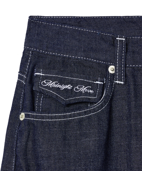 Midnight Move(ミッドナイトムーブ)の「pk pants (blue)(デニムパンツ・レディース・その他・SMALL/MEDIUM)」の2枚目の写真