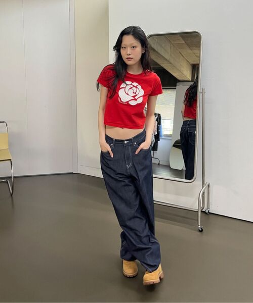 Midnight Move(ミッドナイトムーブ)の「pk pants (blue)(デニムパンツ・レディース・その他・SMALL/MEDIUM)」の8枚目の写真