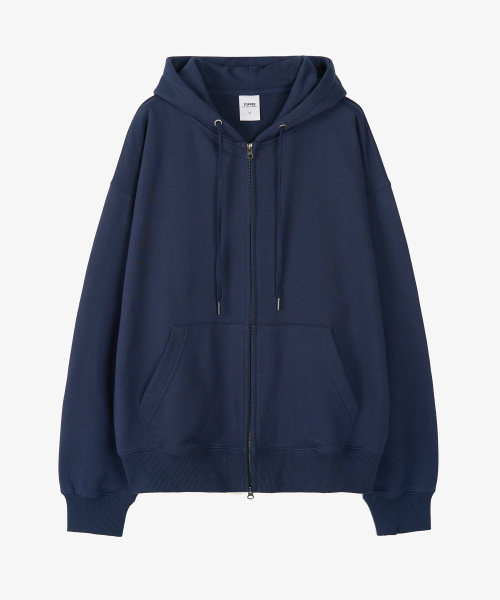 TOFFEE（トフィー）の「2WAYスウェットフード集業（NAVY）（パーカー・メンズ・その他・SMALL/MEDIUM/LARGE/X-LARGE）」の2枚目の写真