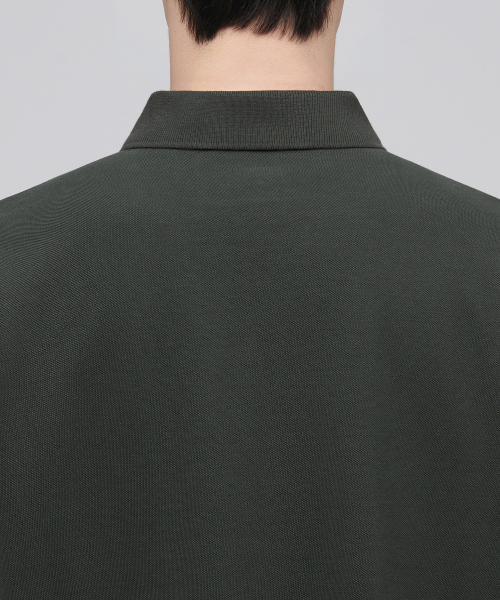 MUSINSA STANDARD(ムシンサスタンダード)の「リラックスフィットピケポロシャツ【カーキ】(ポロシャツ・メンズ・その他・XX-LARGE/SMALL/MEDIUM/LARGE/X-LARGE)」の4枚目の写真