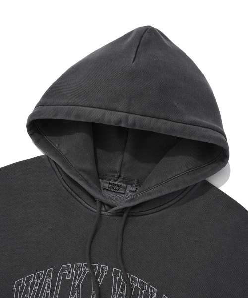 Wacky WiLLy(ワッキーウィリー)の「ピグメントグラフィックフードチャコール(パーカー・レディース・その他・SMALL/MEDIUM/LARGE/X-LARGE)」の4枚目の写真