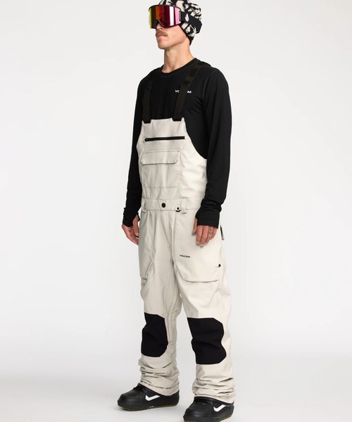 VOLCOM(ボルコム)の「VOLCOM ROAN BIB OVERALL/ボルコムスキースノーボードウェア(ビブパンツ)(その他パンツ・メンズ・ブラック/グレー/アーミー/グレー系その他/ブラウン系その他・MEDIUM/LARGE)」の3枚目の写真