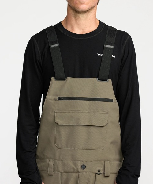 VOLCOM(ボルコム)の「VOLCOM ROAN BIB OVERALL/ボルコムスキースノーボードウェア(ビブパンツ)(その他パンツ・メンズ・ブラック/グレー/アーミー/グレー系その他/ブラウン系その他・MEDIUM/LARGE)」の12枚目の写真