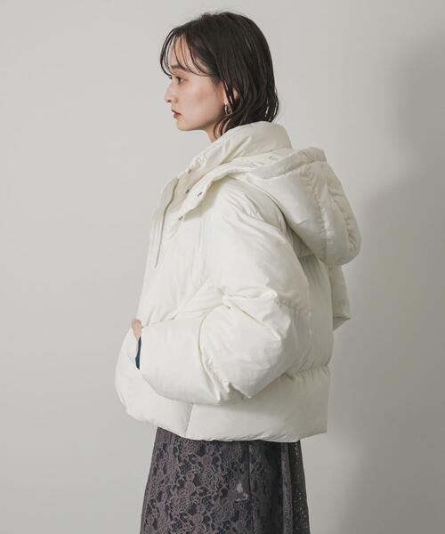 セール】フーデット2wayショートダウン（ダウンジャケット/コート