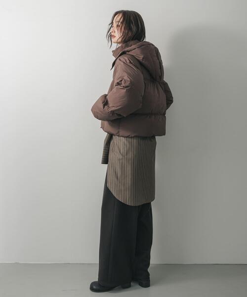 セール】フーデット2wayショートダウン（ダウンジャケット/コート