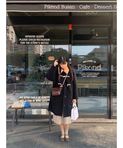 LINGSEOUL（リングソウル）の「wool pintuck skirt-ash brown（スカート・レディース・その他・SMALL/MEDIUM）」の8枚目の写真