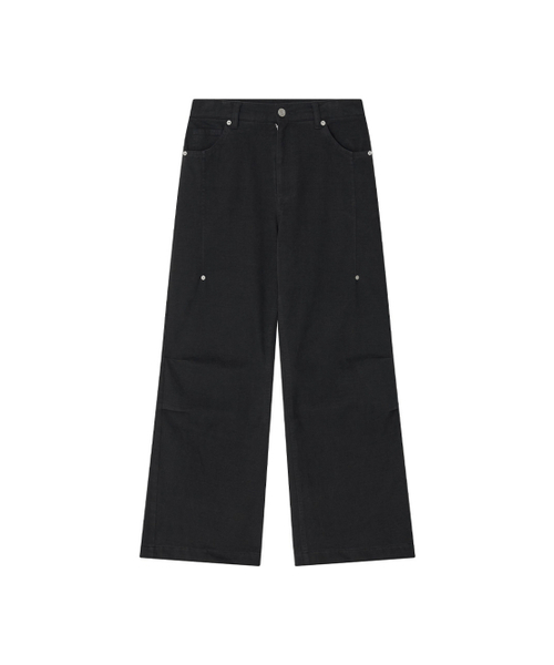 Kijun(キジュン)の「Pleated Knee Wide Pants Black(その他パンツ・レディース・その他・SMALL/MEDIUM)」の3枚目の写真