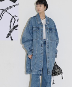 SHIOTA ブロークンデニムジャケット/デニムブルゾン（デニムジャケット