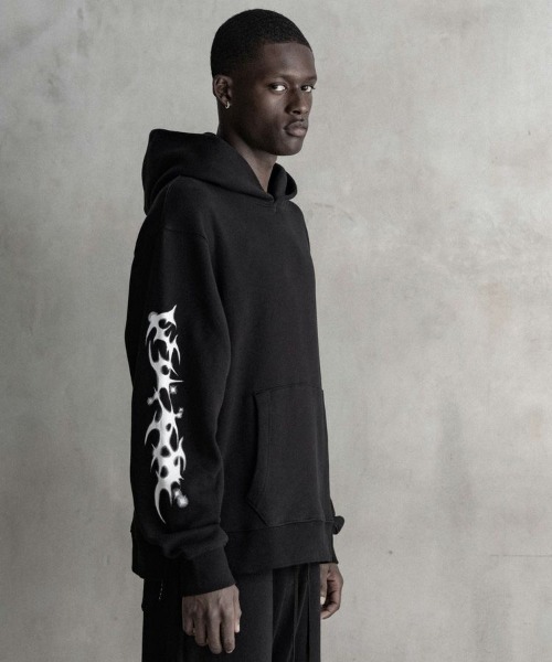 セール】【STAMPD】S.DAIMON HOODIE 01 / ブラック [SLA-M4102HD
