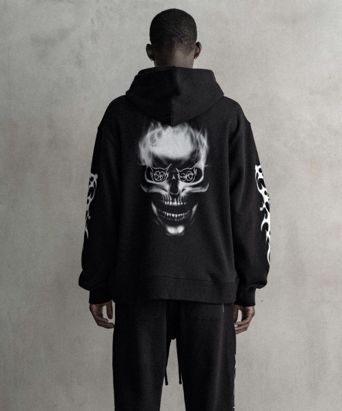 STAMPD（スタンプド）の「【STAMPD】S.DAIMON HOODIE 01 / ブラック [SLA-M4102HD]（パーカー・メンズ・ブラック・M/L）」の4枚目の写真