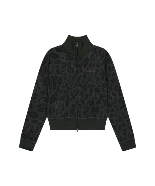 AAKAM(アーカム)の「Leopard Logo Track Jacket (Black)(ナイロンジャケット・レディース・その他・1/2)」の2枚目の写真