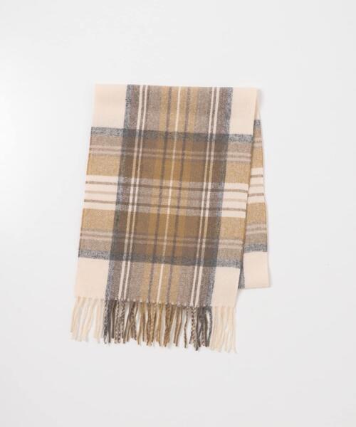 SENSE OF PLACE by URBAN RESEARCH（センスオブプレイスバイアーバンリサーチ）の「チェックフリンジストール（マフラー・レディース・その他1/その他2/その他3・ONE）」の7枚目の写真