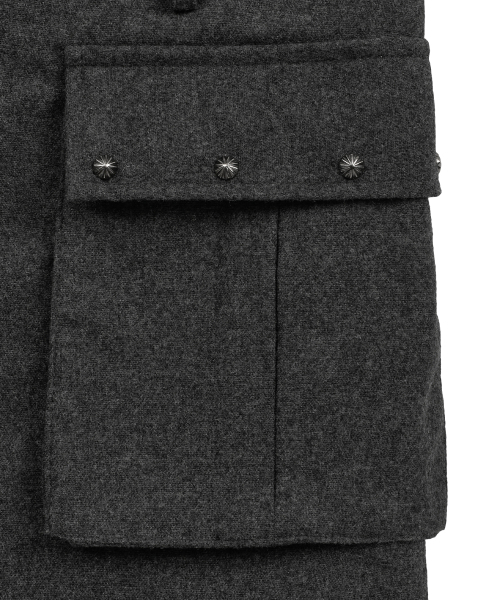 Midnight Move(ミッドナイトムーブ)の「wool pk skirt (dark grey)(スカート・レディース・その他・SMALL/MEDIUM)」の3枚目の写真