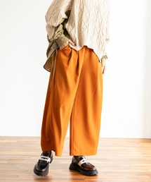 タックワイドパンツ