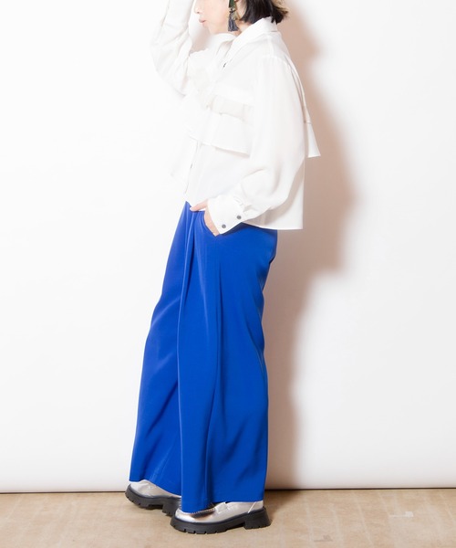 セール】タックワイドパンツ（その他パンツ）｜OSMOSIS（オズモーシス