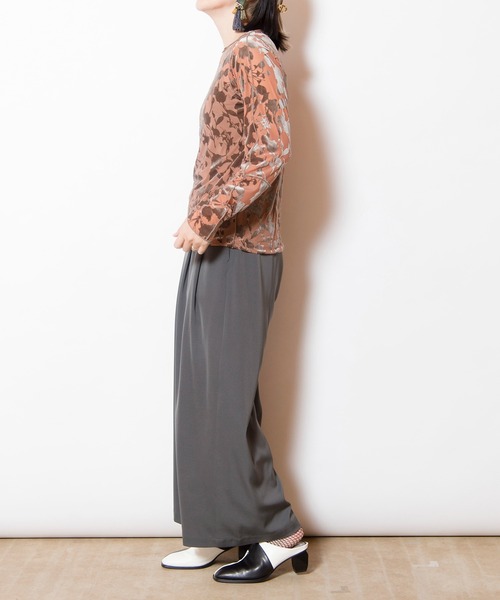 OSMOSIS（オズモーシス）の「タックワイドパンツ（その他パンツ・レディース・ブラック/ブルー/グレー/オレンジ・ONE SIZE）」の19枚目の写真