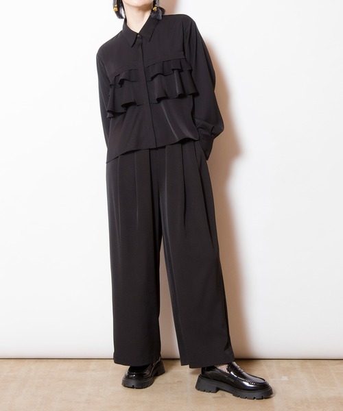 オズモーシス（OSMOSIS）/タックワイドパンツ セール】タックワイドパンツ（その他パンツ）｜OSMOSIS（オズモーシス