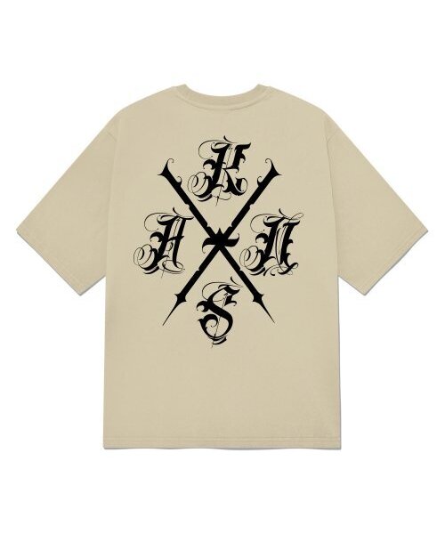 KAN6312(カン6312)の「KGTC0201 カンエックス 20番手 半袖Tシャツ ベージュ(Tシャツ/カットソー・メンズ・その他・LARGE/MEDIUM/SMALL/X-LARGE)」の1枚目の写真
