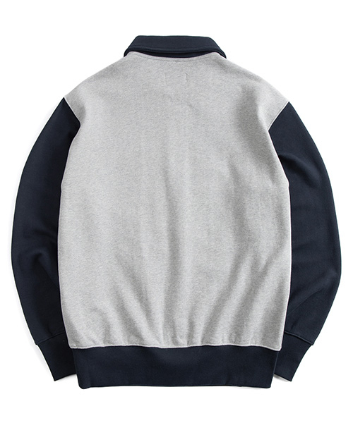WILD BRICKS(ワイルドブリックス)の「MEC HALF ZIP PULLOVER (grey/navy)(その他トップス・メンズ・その他・MEDIUM/LARGE)」の2枚目の写真