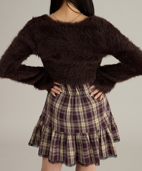 apres jour mignon(アプレジュールミニョン)の「アソートキャミワンピース(ワンピース・レディース・杢グレー/グレー/ブラック系その他2/ボルドー・フリー/LARGE)」の13枚目の写真