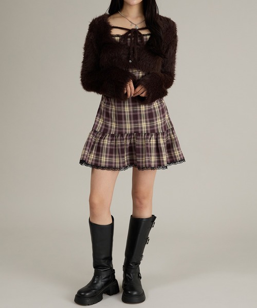 apres jour mignon(アプレジュールミニョン)の「アソートキャミワンピース(ワンピース・レディース・杢グレー/グレー/ブラック系その他2/ボルドー・フリー/LARGE)」の15枚目の写真