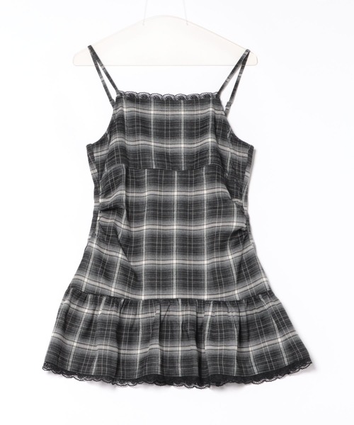 apres jour mignon(アプレジュールミニョン)の「アソートキャミワンピース(ワンピース・レディース・杢グレー/グレー/ブラック系その他2/ボルドー・フリー/LARGE)」の10枚目の写真