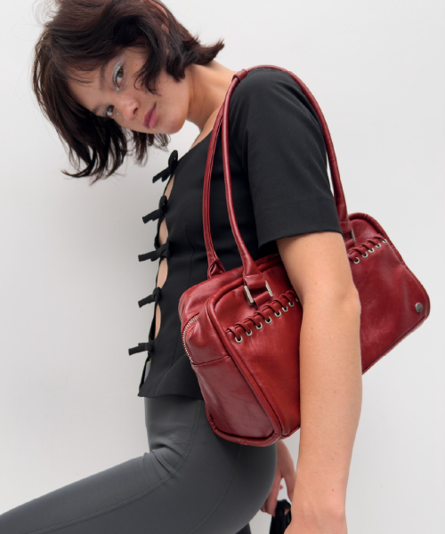 YEOMIMの「morph bag (rouge)(ショルダーバッグ・レディース・その他・FREE)」の3枚目の写真