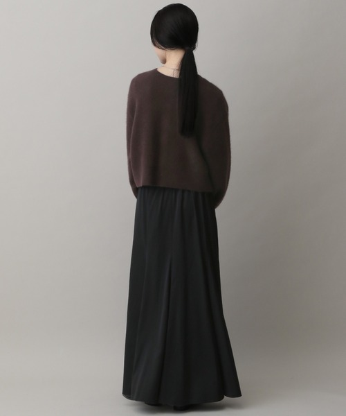 A part by（アパートバイ）の「CNラクーンコンクルーカーディガン（カーディガン/ボレロ・レディース・ブラウン/チャコールグレー/ブルー系その他5/ライトベージュ・FREE）」の5枚目の写真