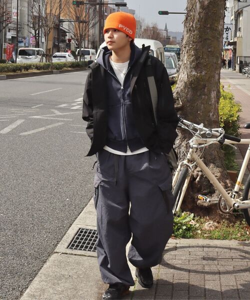CHIN DOWN(チンダウン)の「PYCD BEANIE (ORANGE)(ニットキャップ/ビーニー・メンズ・その他・FREE)」の2枚目の写真