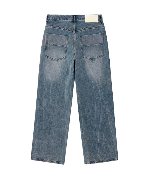 DECET（デケト）の「Mid Rise Wide Jeans DCPT027CRBlue2（デニムパンツ・レディース・その他・26/28/30/32/34）」の14枚目の写真