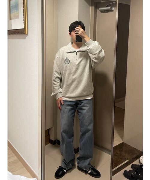 DECET（デケト）の「Mid Rise Wide Jeans DCPT027CRBlue2（デニムパンツ・レディース・その他・26/28/30/32/34）」の2枚目の写真