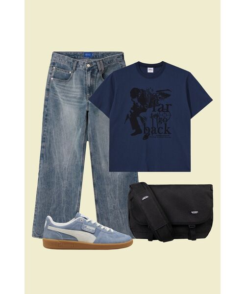 DECET（デケト）の「Mid Rise Wide Jeans DCPT027CRBlue2（デニムパンツ・レディース・その他・26/28/30/32/34）」の4枚目の写真