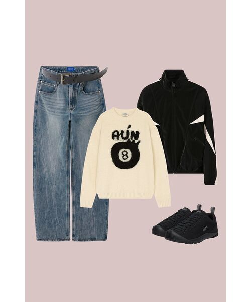 DECET（デケト）の「Mid Rise Wide Jeans DCPT027CRBlue2（デニムパンツ・レディース・その他・26/28/30/32/34）」の5枚目の写真