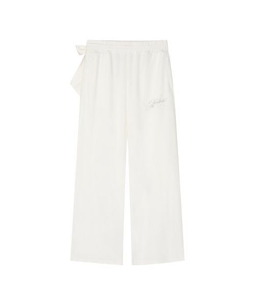 KASHIKO(カシコ)の「Scarf Sweat Pants White(スウェットパンツ・レディース・その他・FREE)」の1枚目の写真