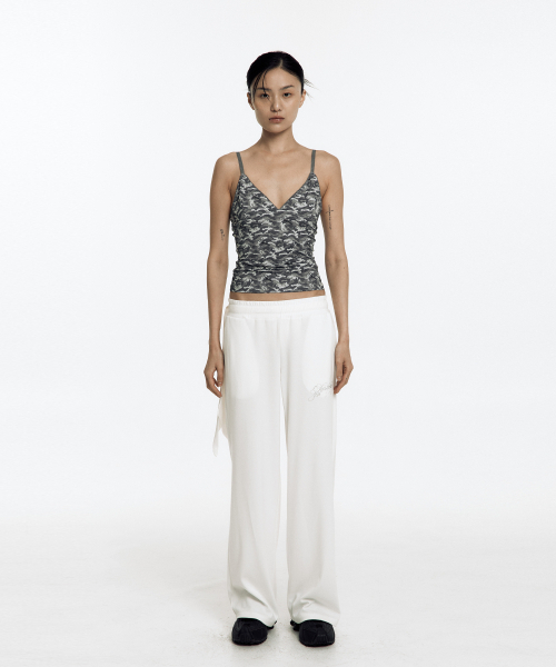 KASHIKO(カシコ)の「Scarf Sweat Pants White(スウェットパンツ・レディース・その他・FREE)」の3枚目の写真