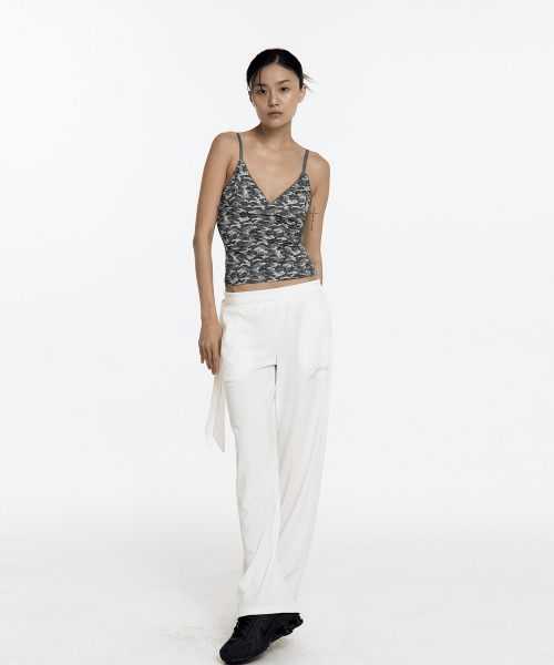 KASHIKO(カシコ)の「Scarf Sweat Pants White(スウェットパンツ・レディース・その他・FREE)」の5枚目の写真