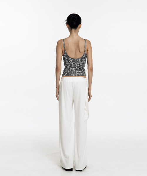 KASHIKO(カシコ)の「Scarf Sweat Pants White(スウェットパンツ・レディース・その他・FREE)」の8枚目の写真