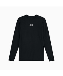 VENODE Small Track Logo Active Long Tshirts_Black (Tight Fit)