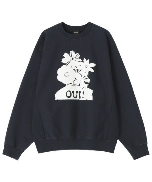 ZUCCa（ズッカ）の「HUIT PETALS SWEATSHIRT / スウェット / P（スウェット・レディース・ダークグレー/ネイビー/ベージュ・XL/M size）」の3枚目の写真