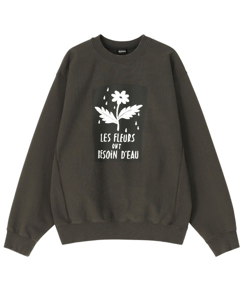 ZUCCa（ズッカ）の「HUIT PETALS SWEATSHIRT / スウェット / P（スウェット・レディース・ダークグレー/ネイビー/ベージュ・XL/M size）」の2枚目の写真