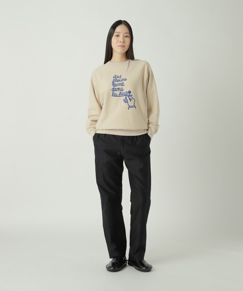 ZUCCa（ズッカ）の「HUIT PETALS SWEATSHIRT / スウェット / P（スウェット・レディース・ダークグレー/ネイビー/ベージュ・XL/M size）」の5枚目の写真