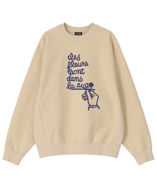ZUCCa（ズッカ）の「HUIT PETALS SWEATSHIRT / スウェット / P（スウェット・レディース・ダークグレー/ネイビー/ベージュ・XL/M size）」の14枚目の写真