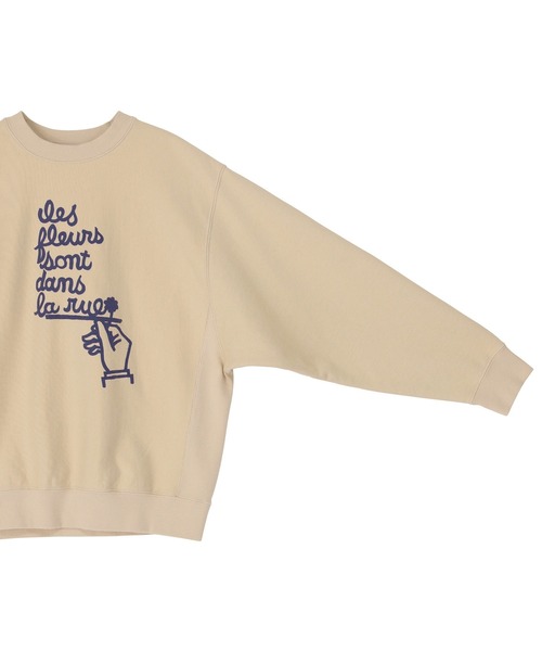 ZUCCa（ズッカ）の「HUIT PETALS SWEATSHIRT / スウェット / P（スウェット・レディース・ダークグレー/ネイビー/ベージュ・XL/M size）」の15枚目の写真