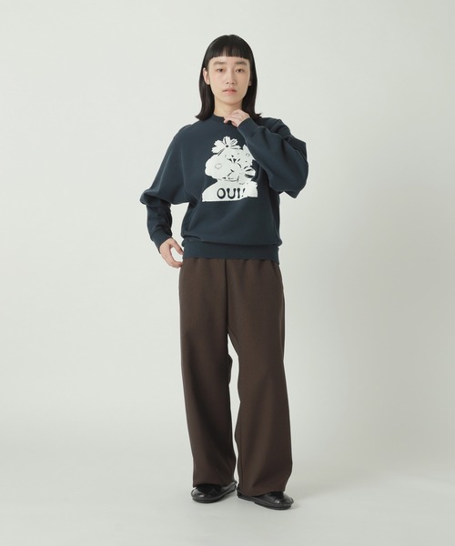 ZUCCa（ズッカ）の「HUIT PETALS SWEATSHIRT / スウェット / P（スウェット・レディース・ダークグレー/ネイビー/ベージュ・XL/M size）」の11枚目の写真