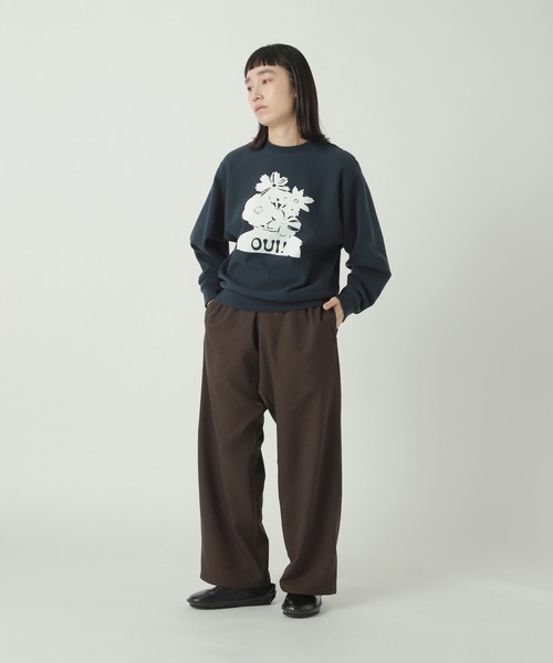ZUCCa（ズッカ）の「HUIT PETALS SWEATSHIRT / スウェット / P（スウェット・レディース・ダークグレー/ネイビー/ベージュ・XL/M size）」の12枚目の写真