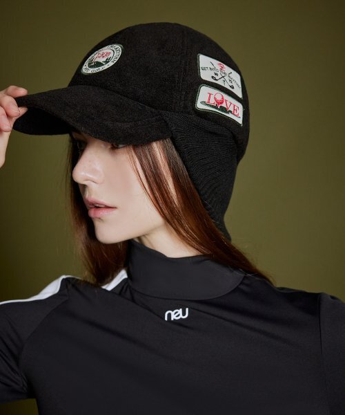 NEU GOLF(エヌイーユーゴルフ)の「MOCK-NECK BLOCK T-SHIRT - BLACK(Tシャツ/カットソー・レディース・その他・LARGE/MEDIUM/SMALL)」の8枚目の写真