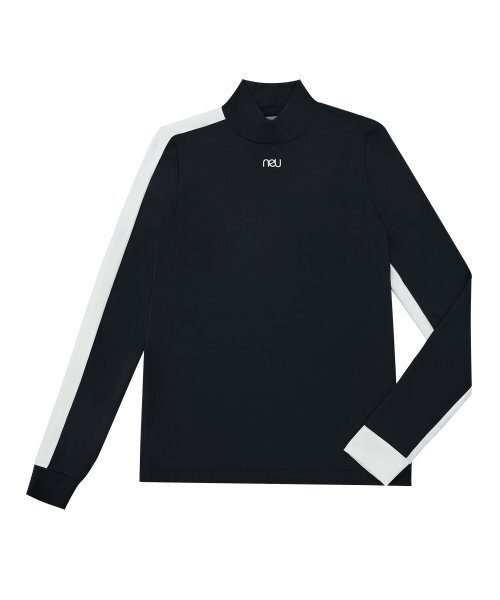 NEU GOLF(エヌイーユーゴルフ)の「MOCK-NECK BLOCK T-SHIRT - BLACK(Tシャツ/カットソー・レディース・その他・LARGE/MEDIUM/SMALL)」の17枚目の写真