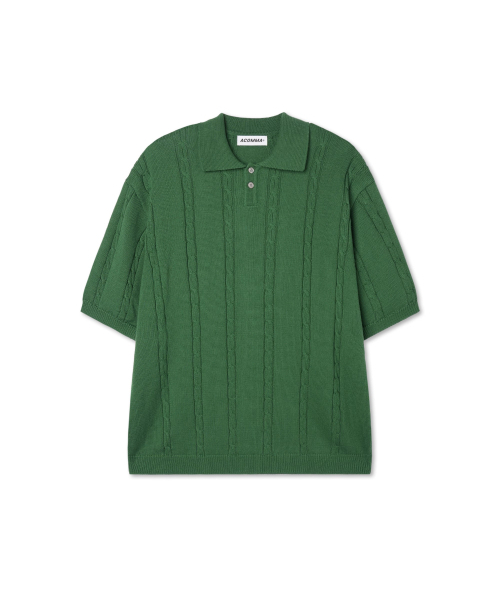 Чинпион‑пике полу‑рукав кардиган T‑shirt — зелёный