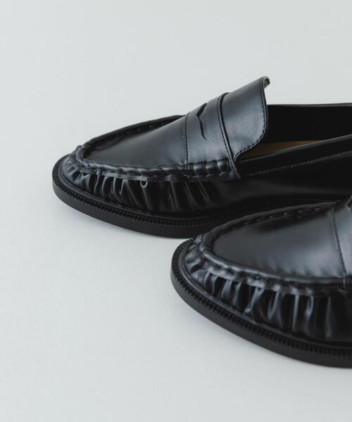 RODE SKO（ロデスコ）の「ギャザーローファー（ローファー・レディース・キャメル/ブラック・36/37/38）」の10枚目の写真